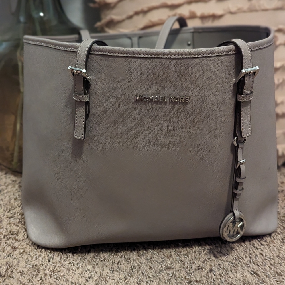 MK Gray Laptop Bag